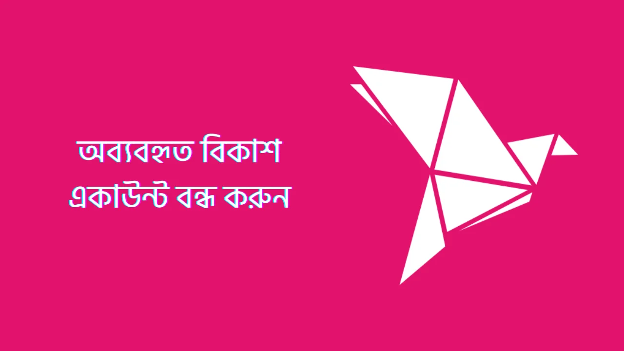 অব্যবহৃত বিকাশ একাউন্ট বন্ধ করার সহজ উপায়